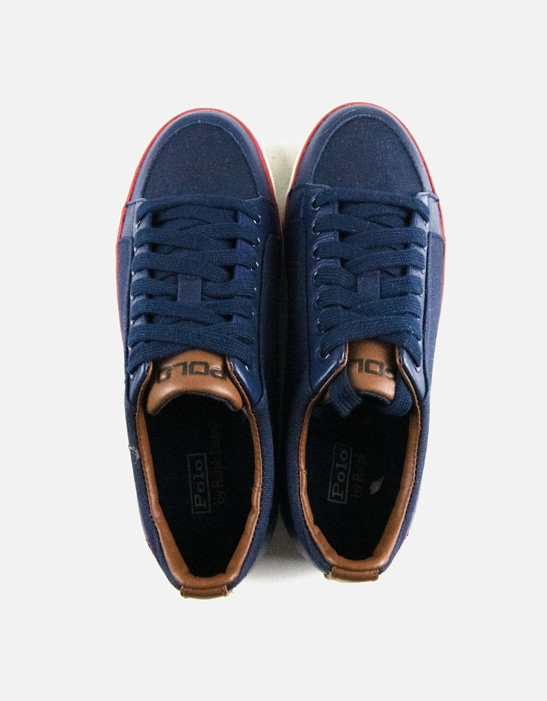 Norwood  Tumbled Canvas Trainer Newport Navy