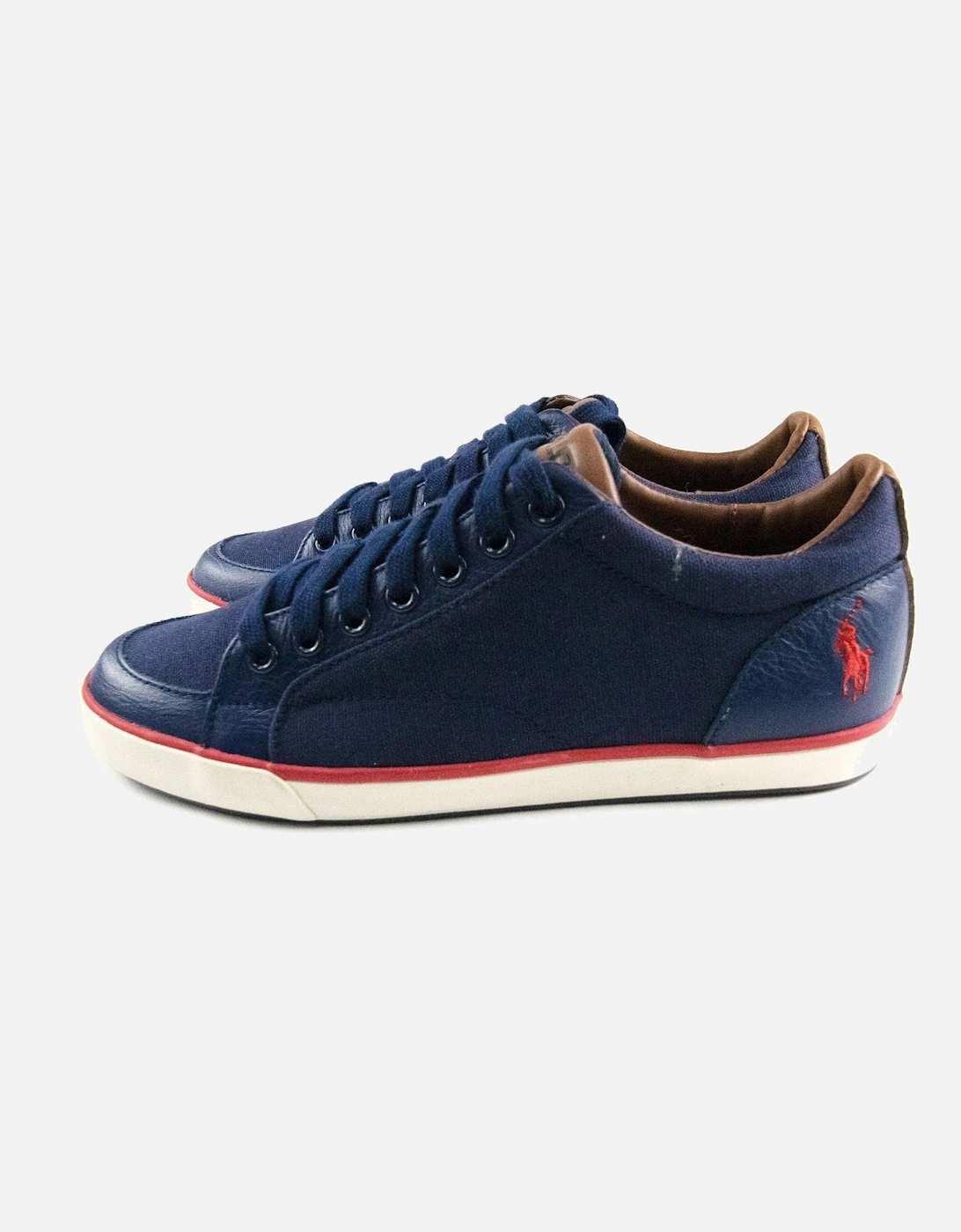 Norwood  Tumbled Canvas Trainer Newport Navy, 3 of 2