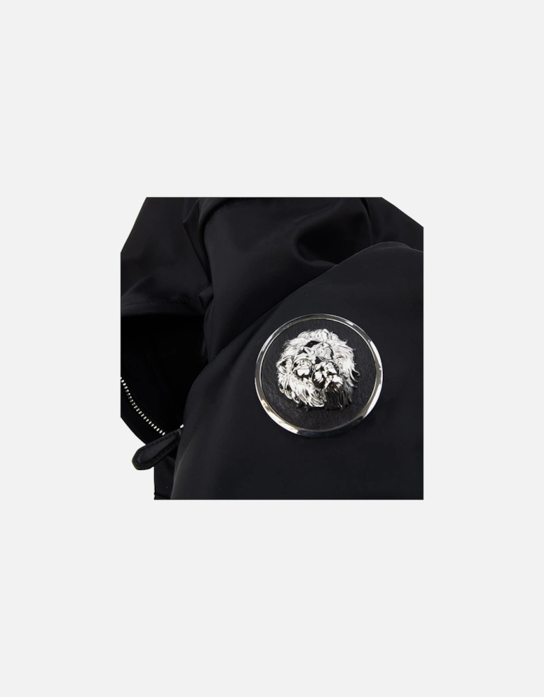 Versace Versus Versus Lion Soft Leather Backpack Black