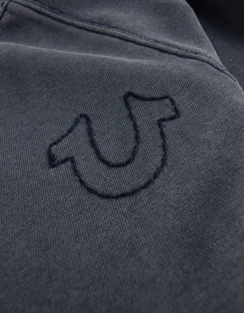 Patchwork Sweatshirt Grey