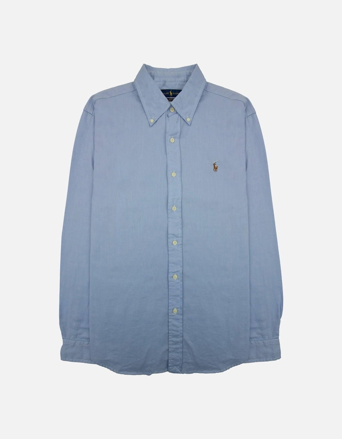 Chambray Oxford Long Sleve Shirt Sky Blue, 5 of 4
