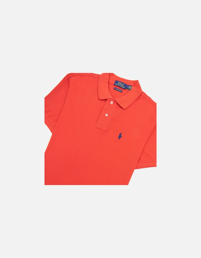 Custom Slim Fit Polo Red 2000