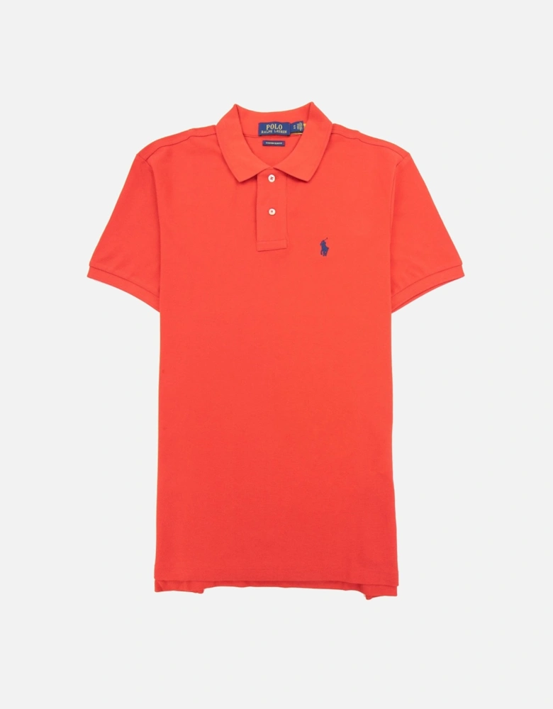 Custom Slim Fit Polo Red 2000