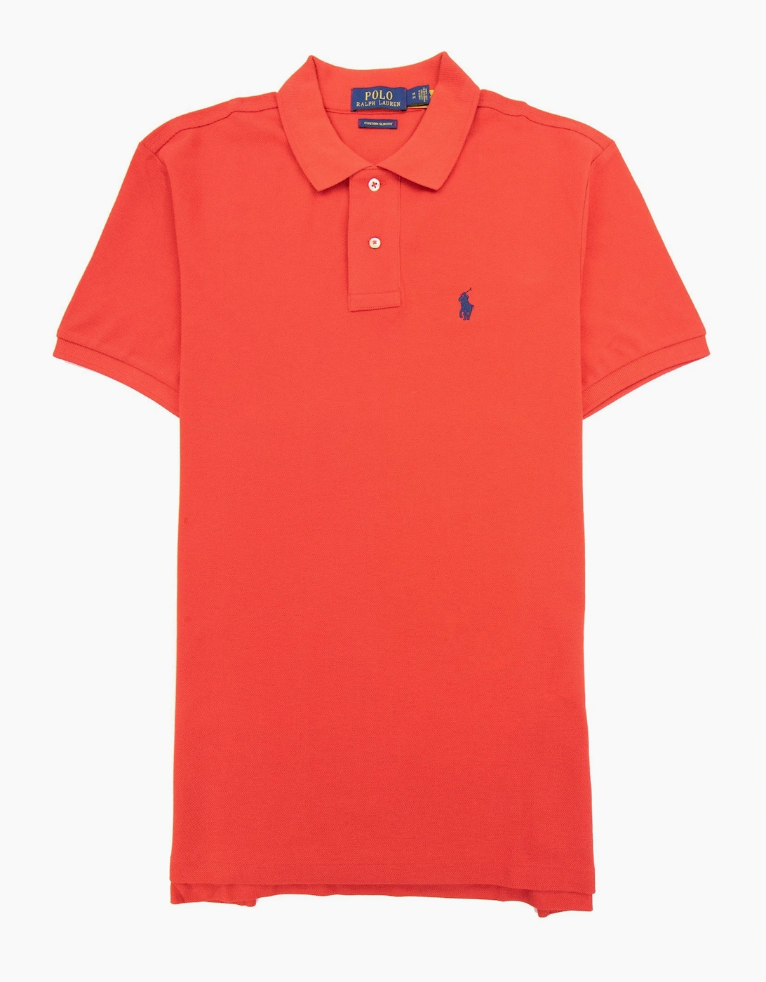 Men's Polo Ralph Lauren Custom Slim Fit Polo Red 2000 - Size: 36