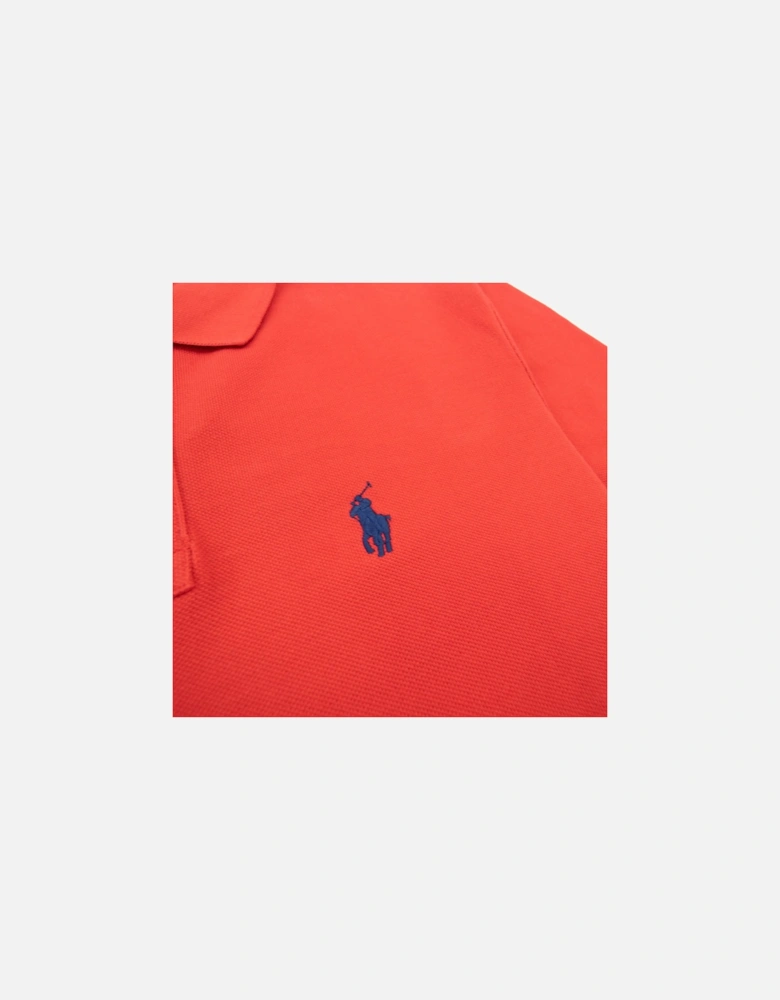 Custom Slim Fit Polo Red 2000