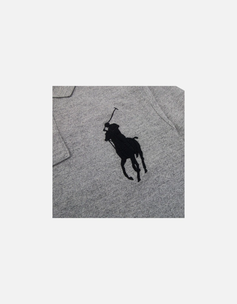 Slim Fit Big Pony Short Sleeve Polo 3 On Sleeve Vintage Heather