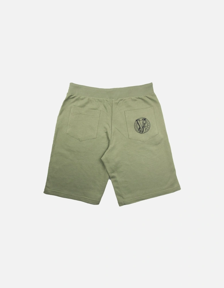 Jeans Logo Shorts Green