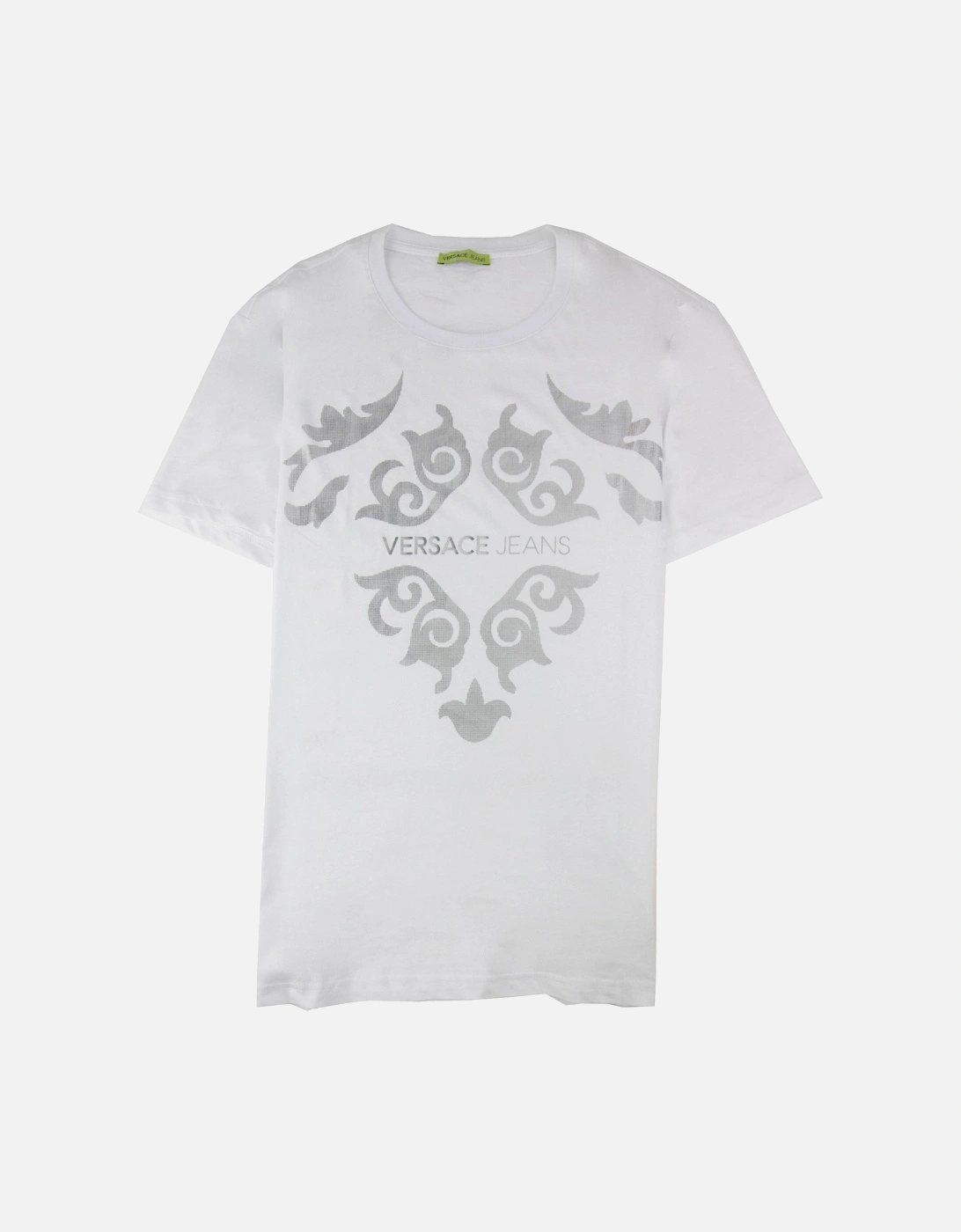 Jeans Foil Printed Logo T Shirt White, 3 of 2