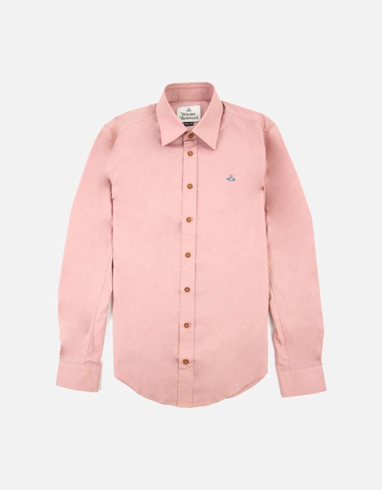 Normal Collar Slim Light Pink