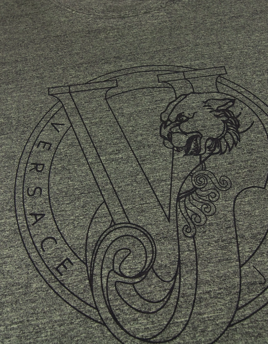 Jeans Log Print S/s T Shirt Green