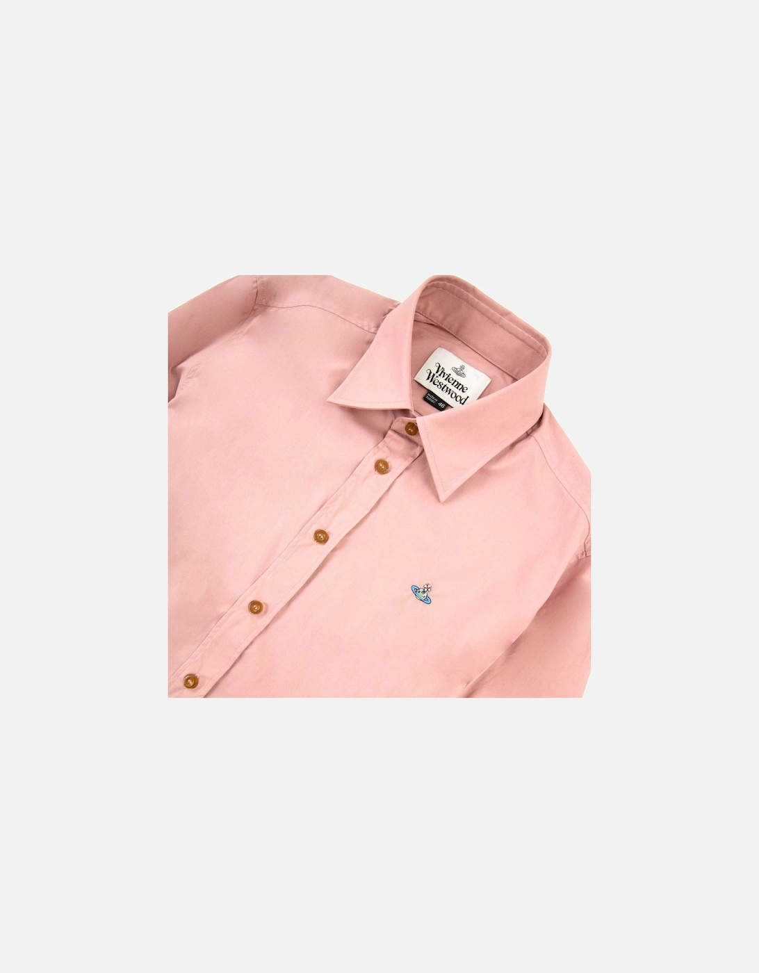 Normal Collar Slim Light Pink