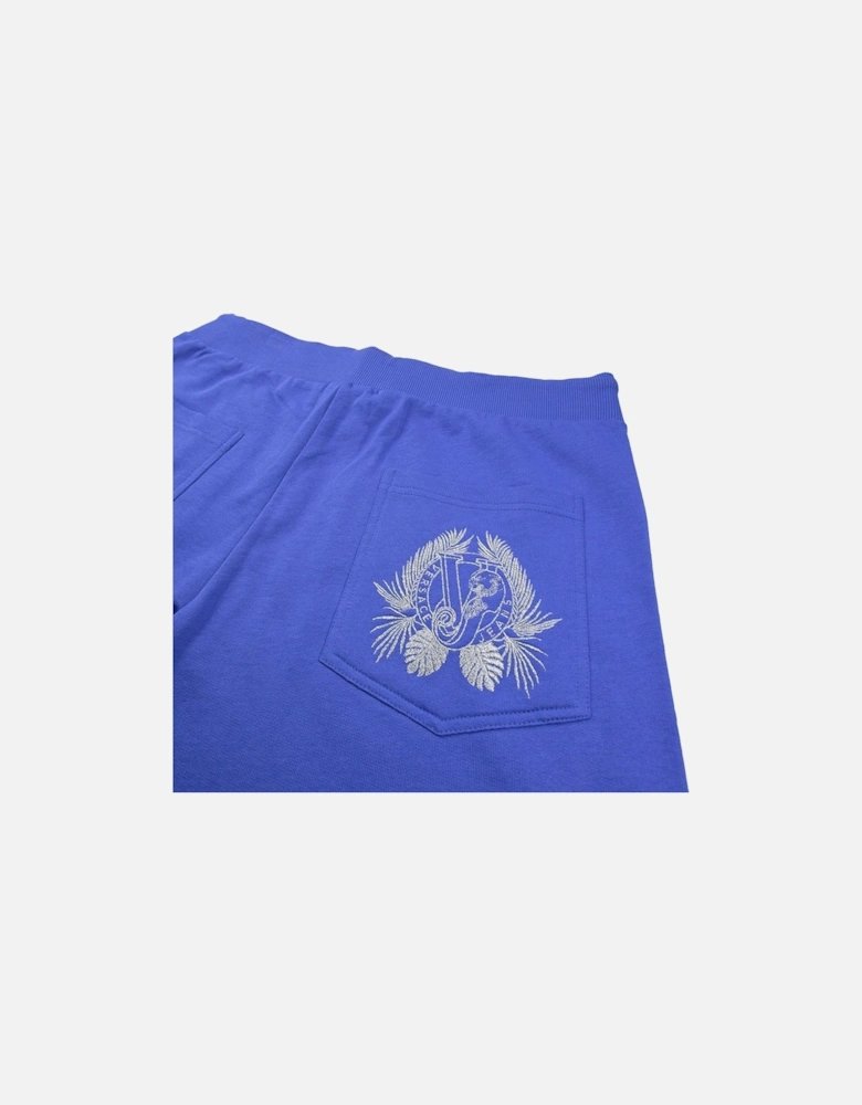 Jeans Logo Shorts Electric Blue