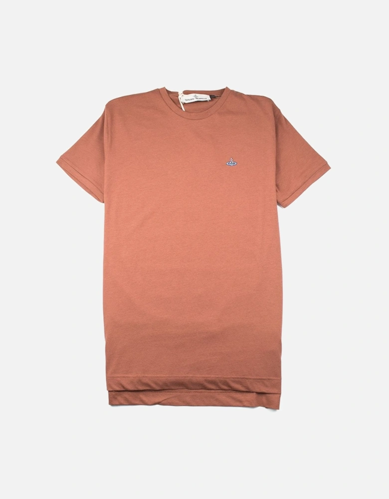 Small Orb Logo T-shirt Orange
