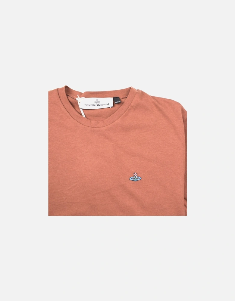Small Orb Logo T-shirt Orange