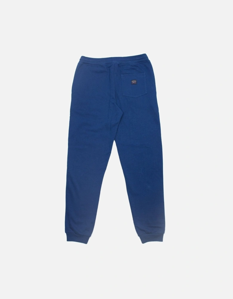 Paul And Shark Back Pocket Patch Logo Tracksuit Bottoms Royal Blue