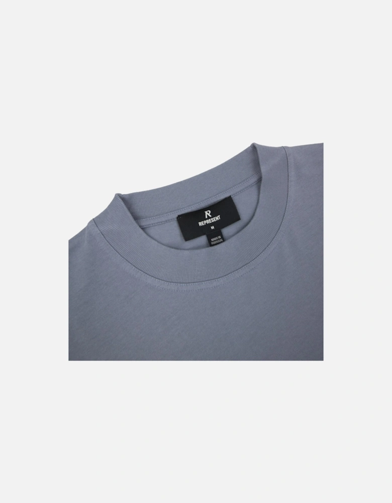 Owners Club Script T Shirt Dusty Blue
