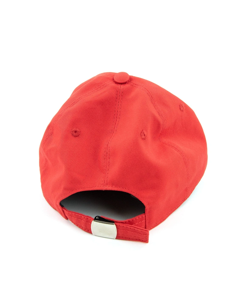 Versace Versus Metal Lion Baseball Cap Red