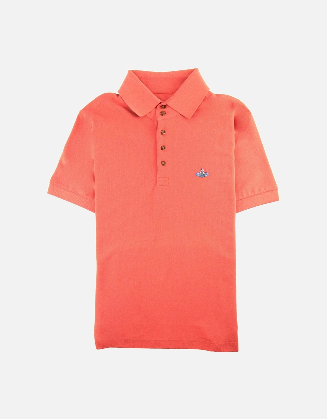 Orb Logo S/s Polo Shirt Red, 3 of 2