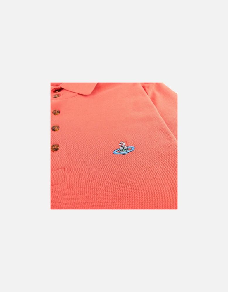 Orb Logo S/s Polo Shirt Red