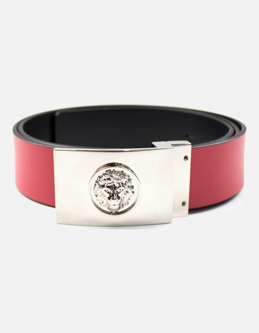 Versace Versus Rectangle Logo Reversible Belt Black/Red, 4 of 3