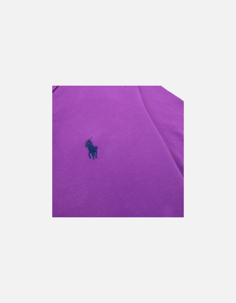 Custom Slim Fit Polo Purple