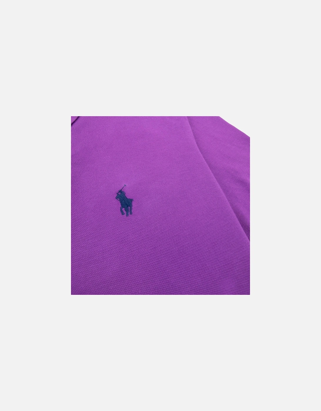Custom Slim Fit Polo Purple