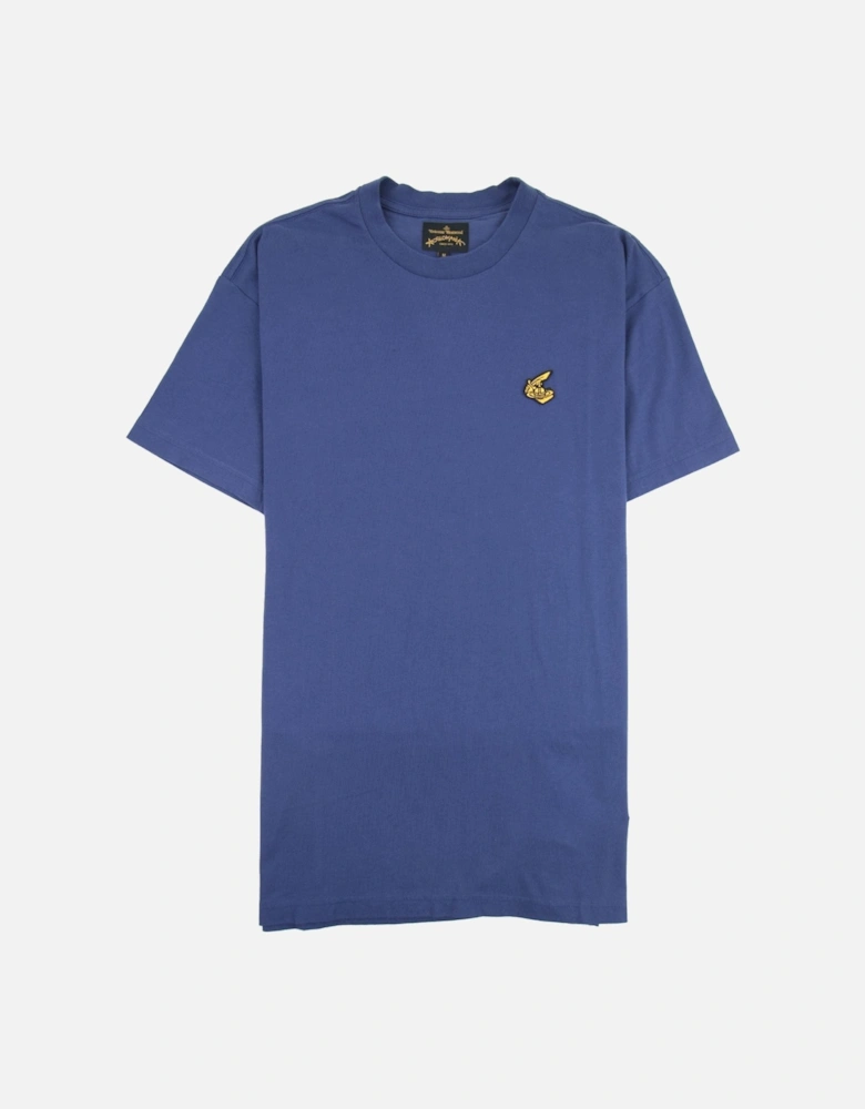 Anglomania Embroidered Boxy T-shirt Navy