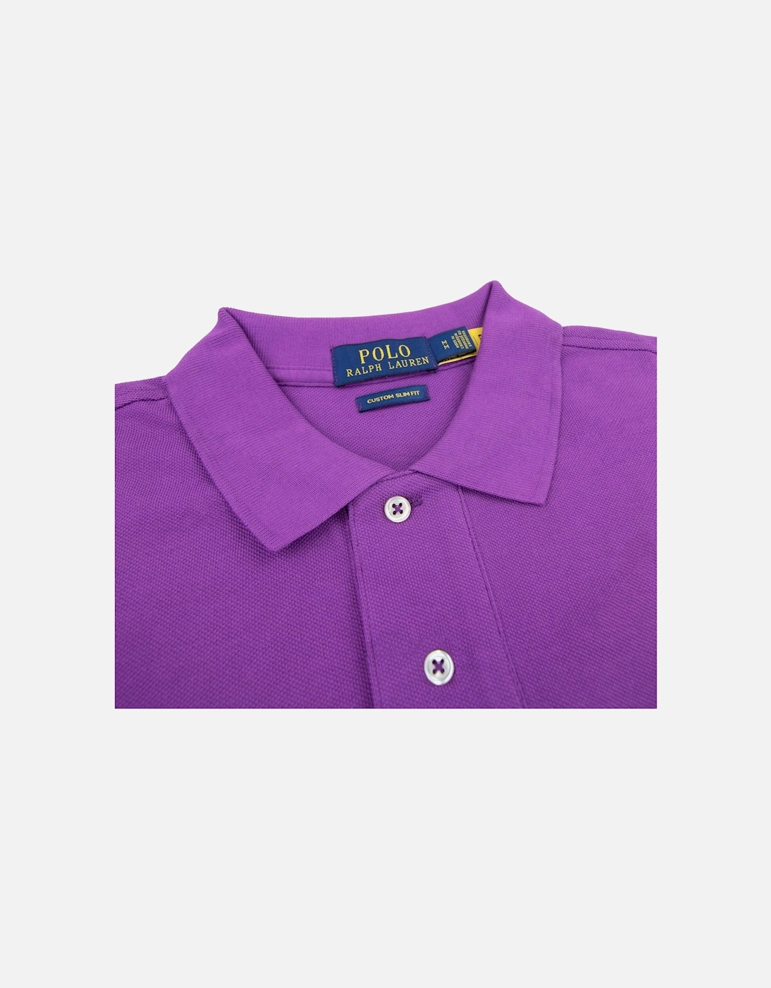 Custom Slim Fit Polo Purple