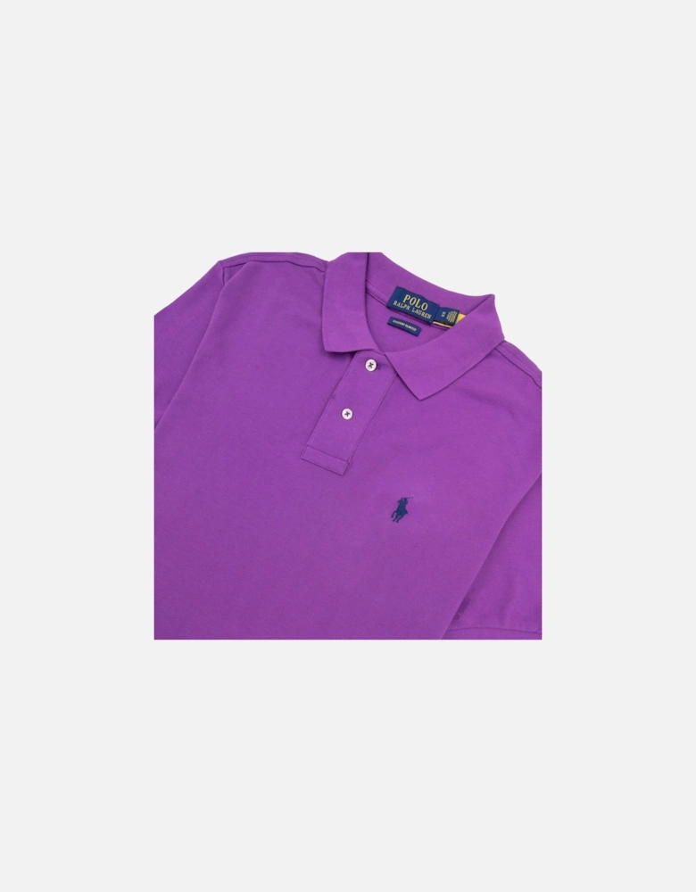 Custom Slim Fit Polo Purple