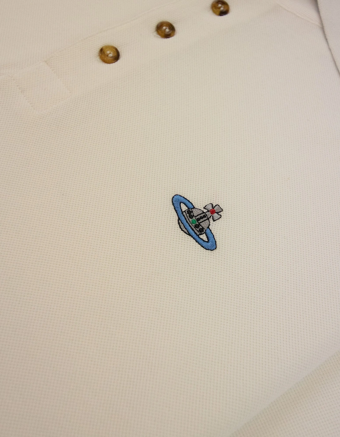 Orb Logo S/s Polo Shirt White