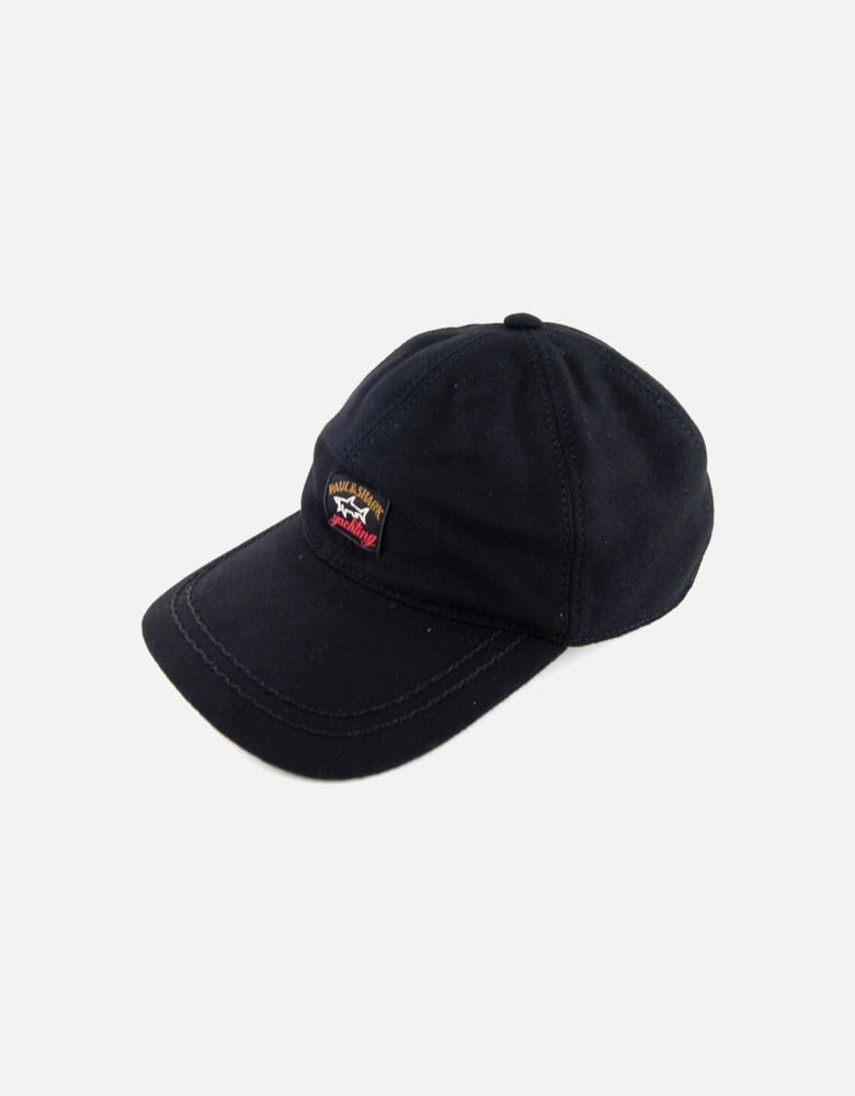Paul And Shark Patch Logo Cotton Cap Black