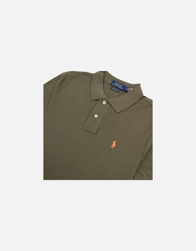 Custom Slim Fit Polo Green