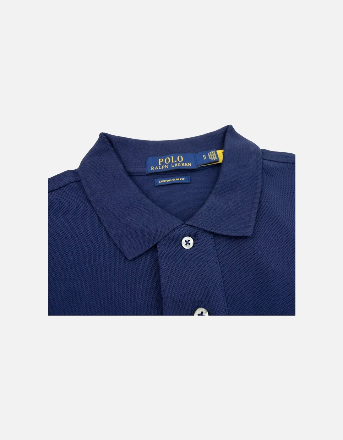 Custom Slim Fit Polo Navy
