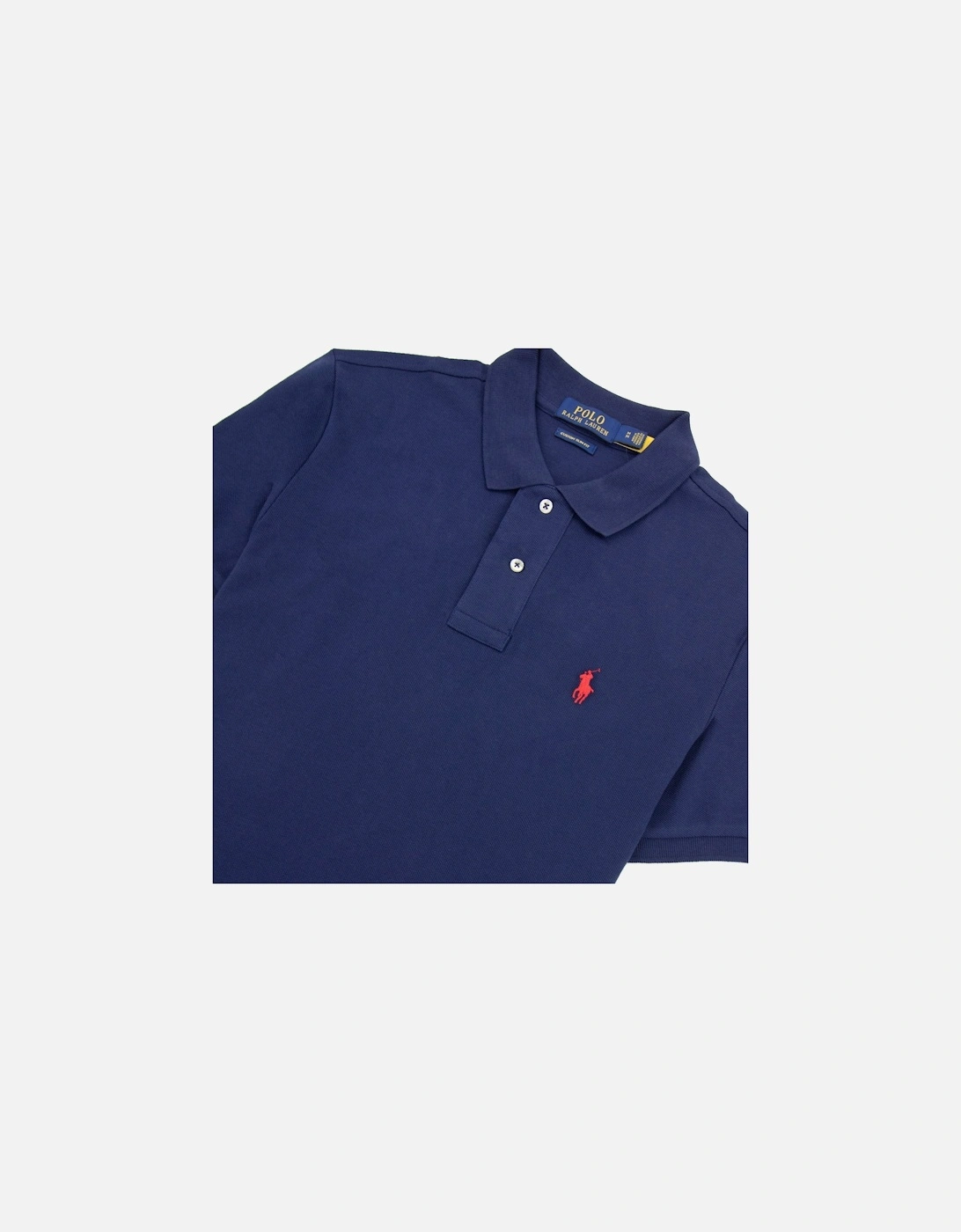 Custom Slim Fit Polo Navy