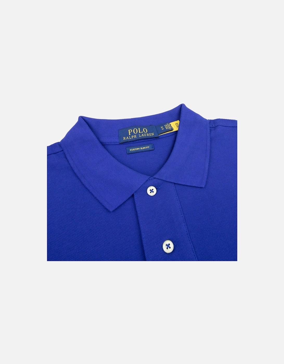 Custom Slim Fit Polo Blue