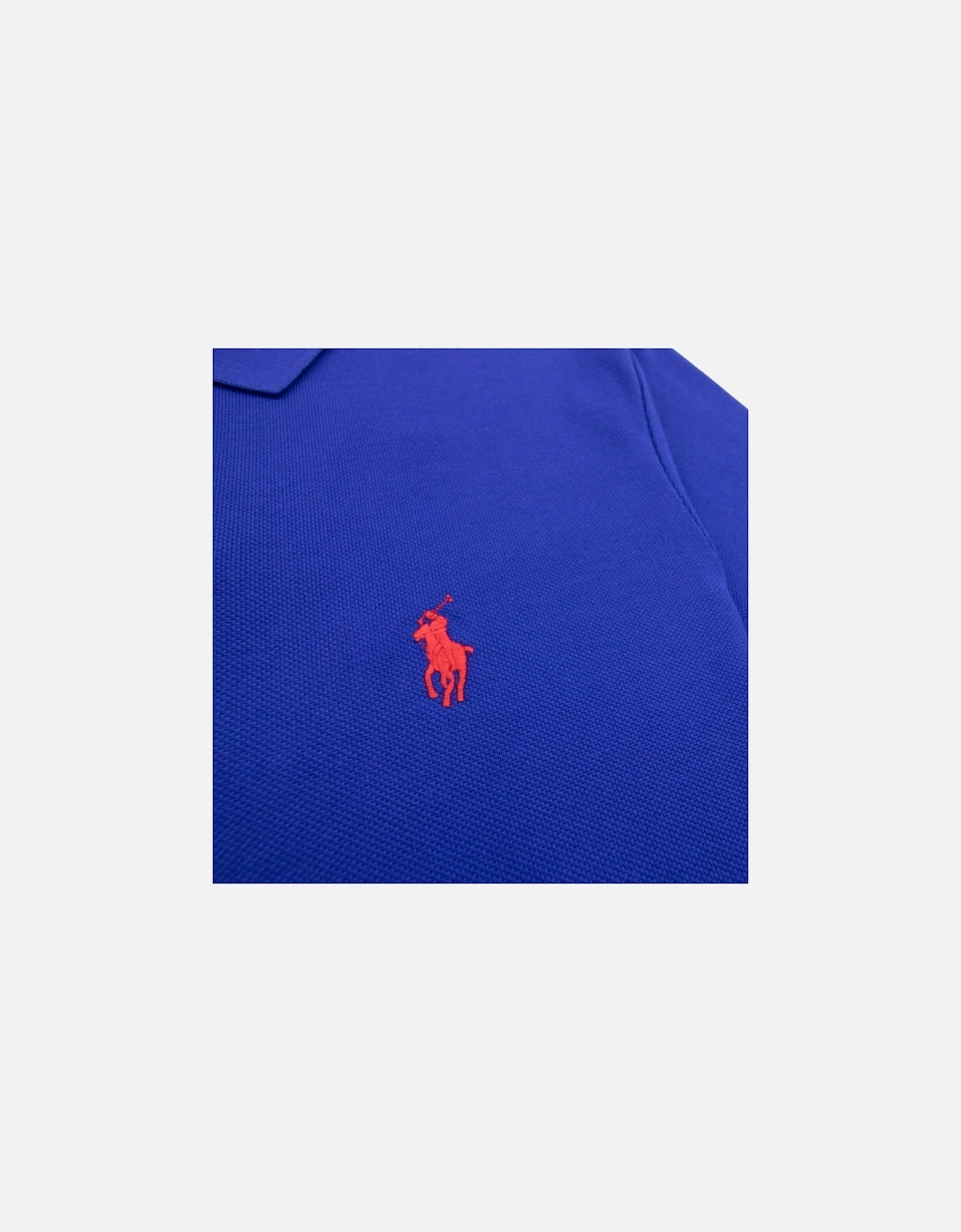 Custom Slim Fit Polo Blue
