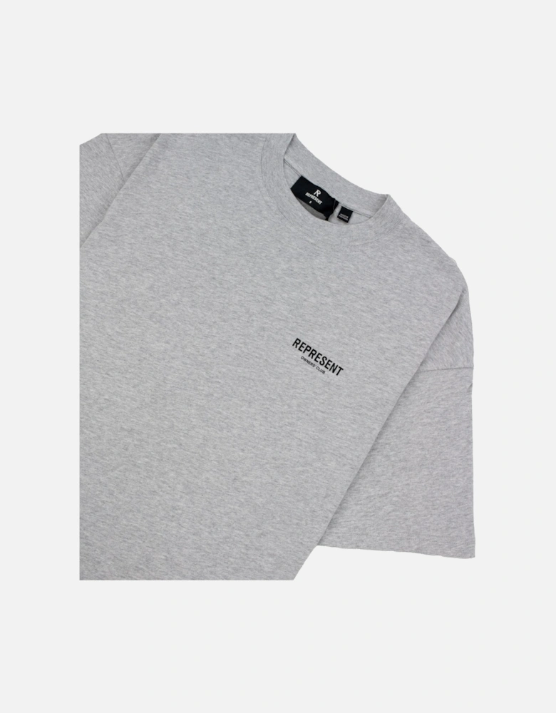 Owners Club T-shirt Ash Grey/black
