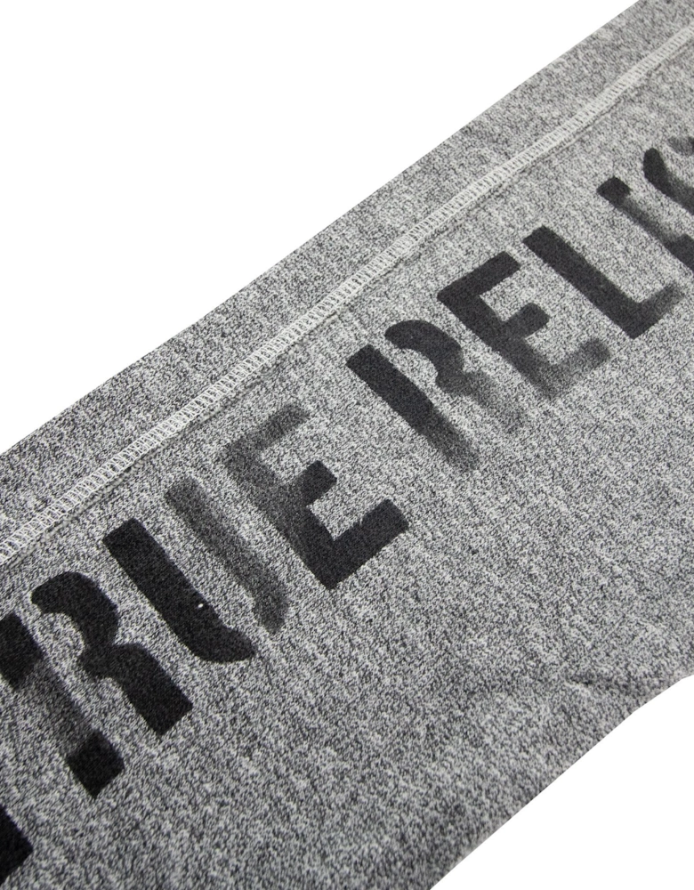 Logo Print Relax Fit Pants Hard Mouline