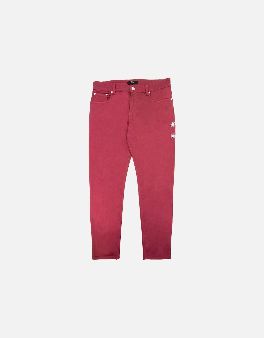 versace versus Rosso Five Pocket Jeans Burgundy, 6 of 5