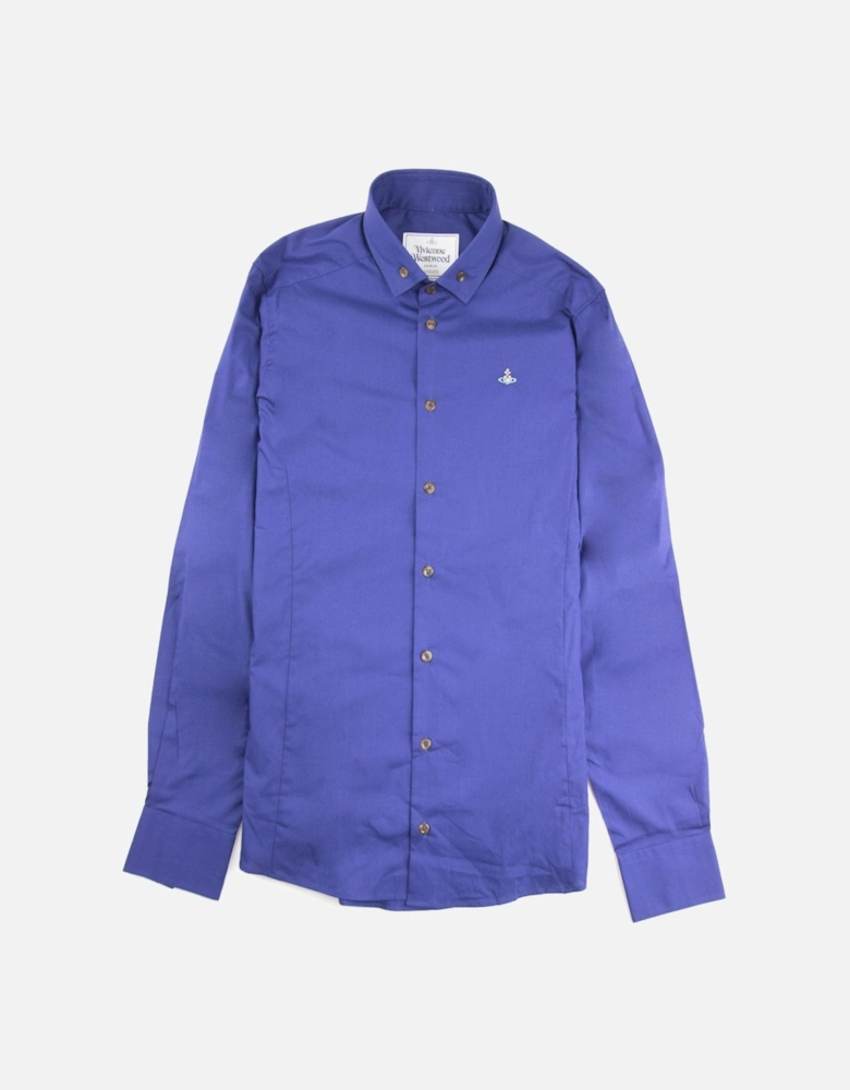 Button Down Slim Blue