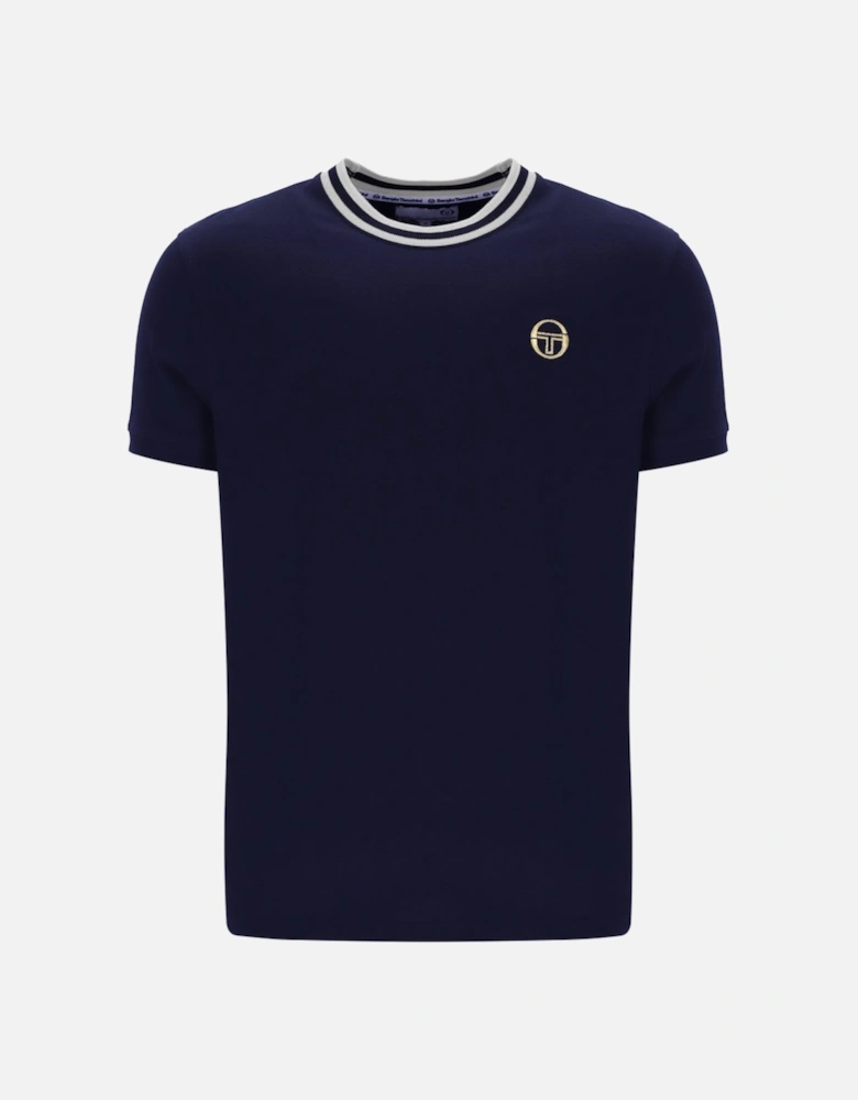 Rainer T-Shirt - Maritime Blue/Gardenia