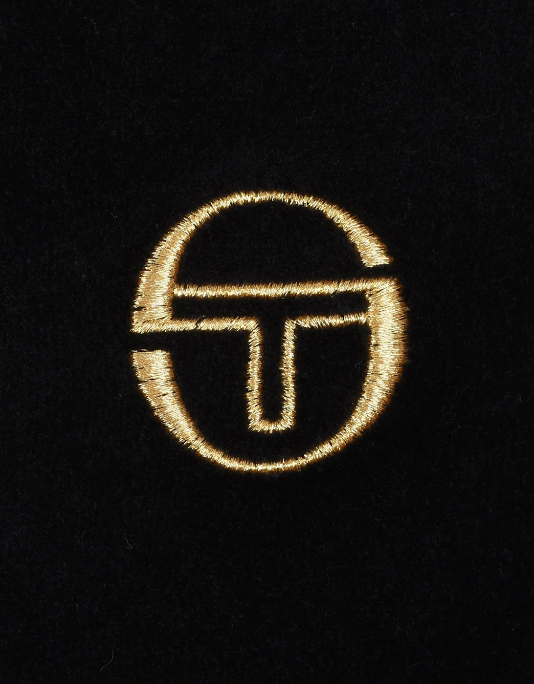 Court Velour Track Top - Black