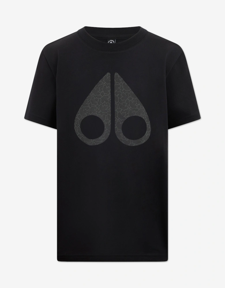 Kids Chamblee Leaf T-Shirt in Black