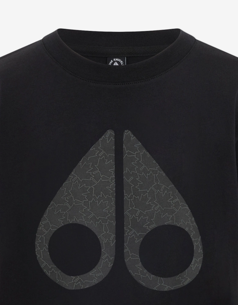 Kids Chamblee Leaf T-Shirt in Black
