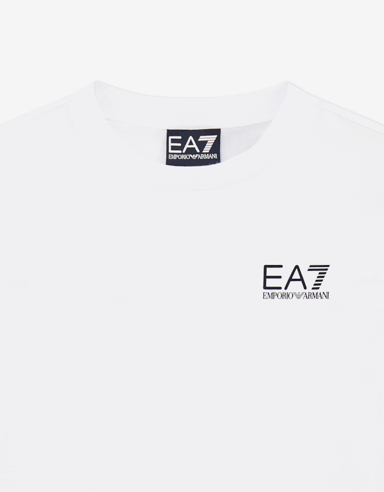 EA7 Emporio Armani Boys Train Core ID T-Shirt in White