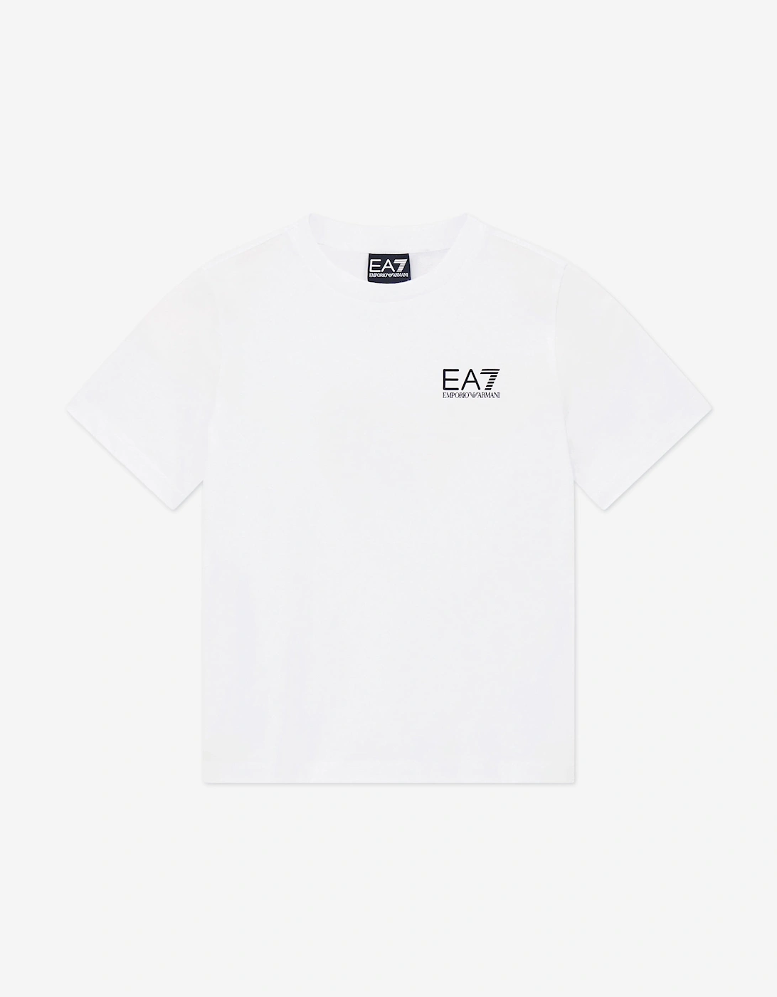 EA7 Emporio Armani Boys Train Core ID T-Shirt in White