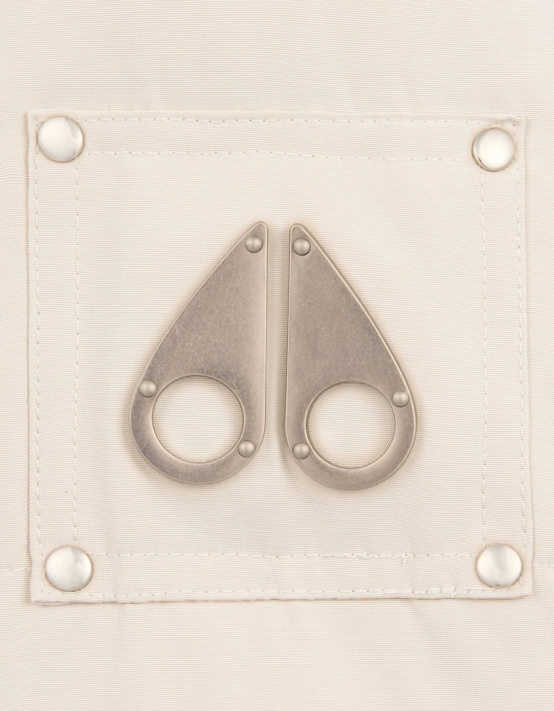 Kids 3Q Down Padded Puffer Jacket in Ivory