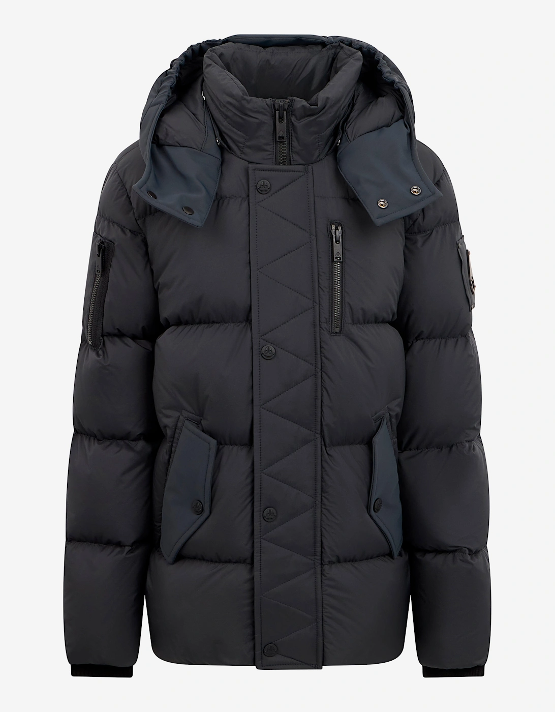 Kids Everest 3Q Down Puffer Jacket in Grey, 5 of 4