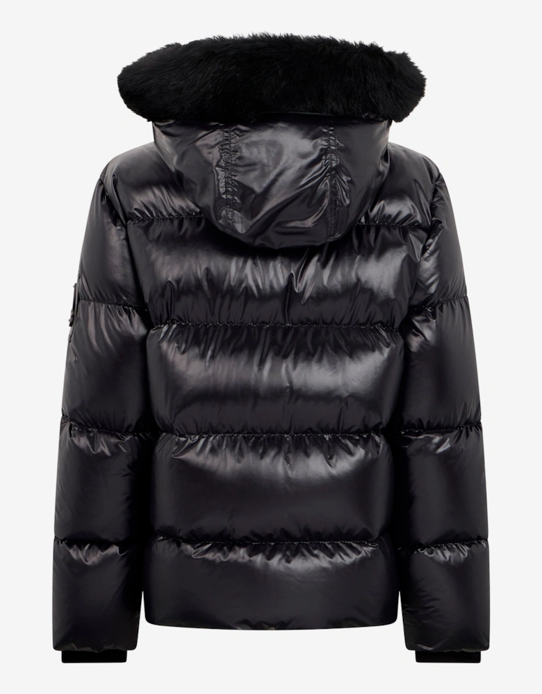 Kids Kings Down Padded Puffer Jacket in Black