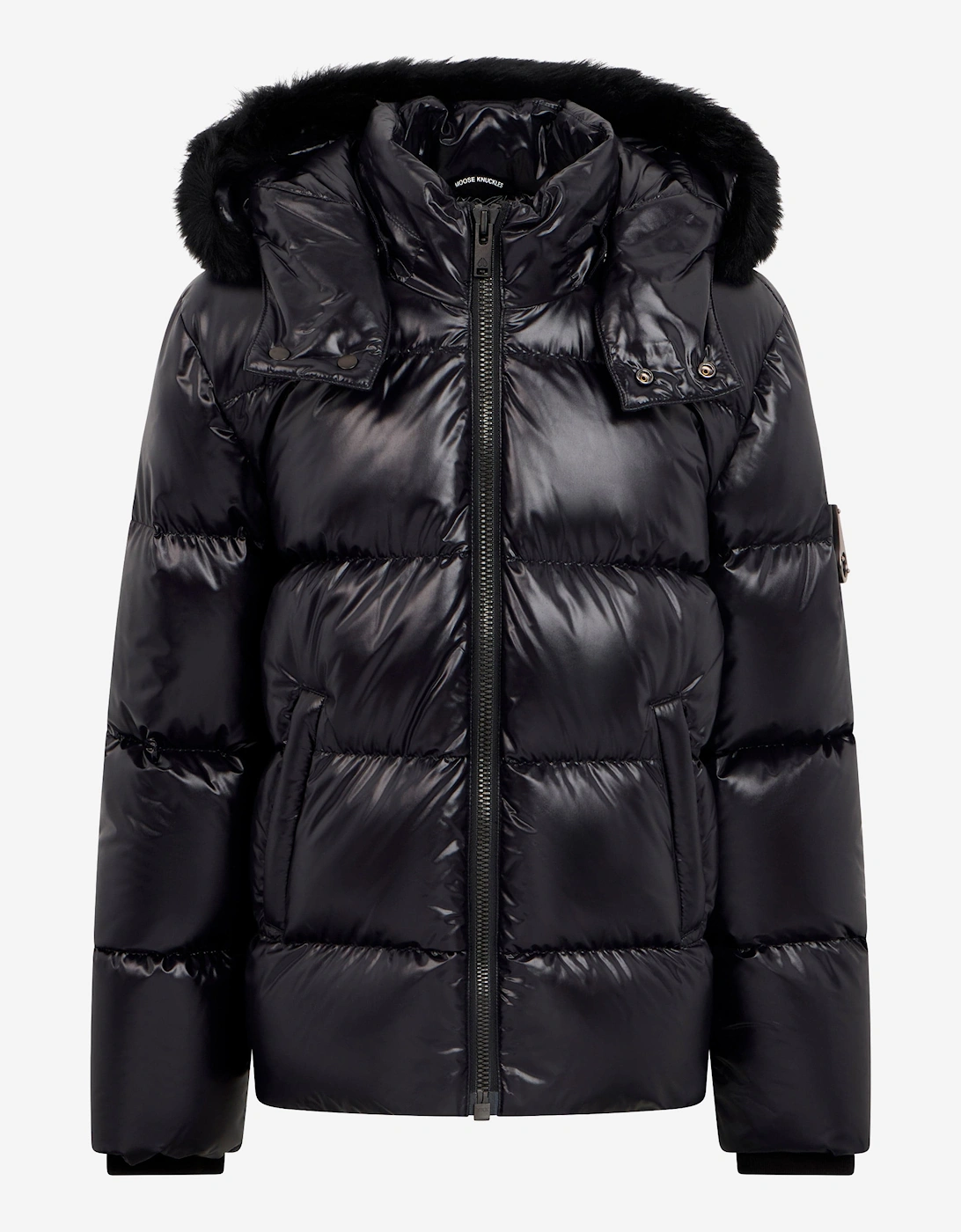 Kids Kings Down Padded Puffer Jacket in Black, 5 of 4